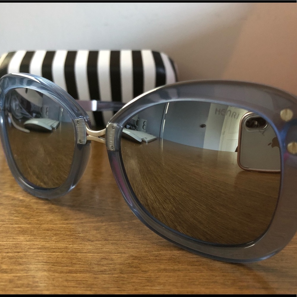 Henri Bendel blue sunglasses